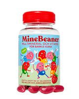 MineBeaner Mineraler & Vitaminer Hallon/Jordgubb