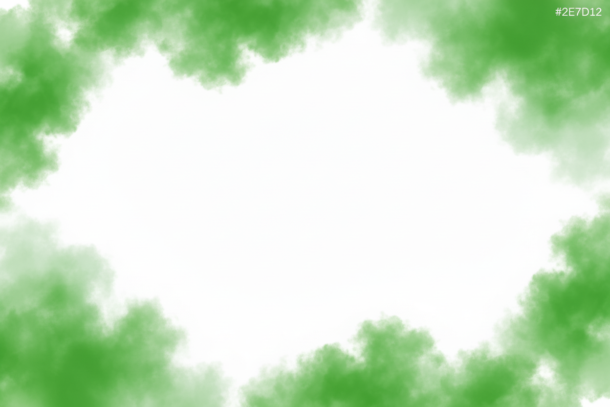 Hero banner med grön färg